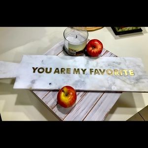 Anthropology Marble Charcuterie Board